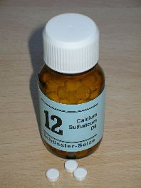 Schssler-Salz: 12. Calcium Sulfuricum