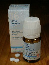 Schssler-Salz: 16. Lithium chloratum