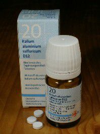 Schssler-Salz: 20. Kalium aluminium sulfuricum