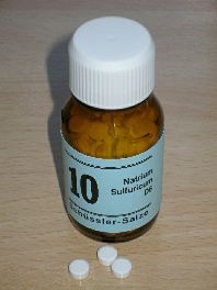 Schssler-Salz: 10. Natrium Sulfuricum
